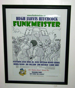 framed FUNKMEISTER poster